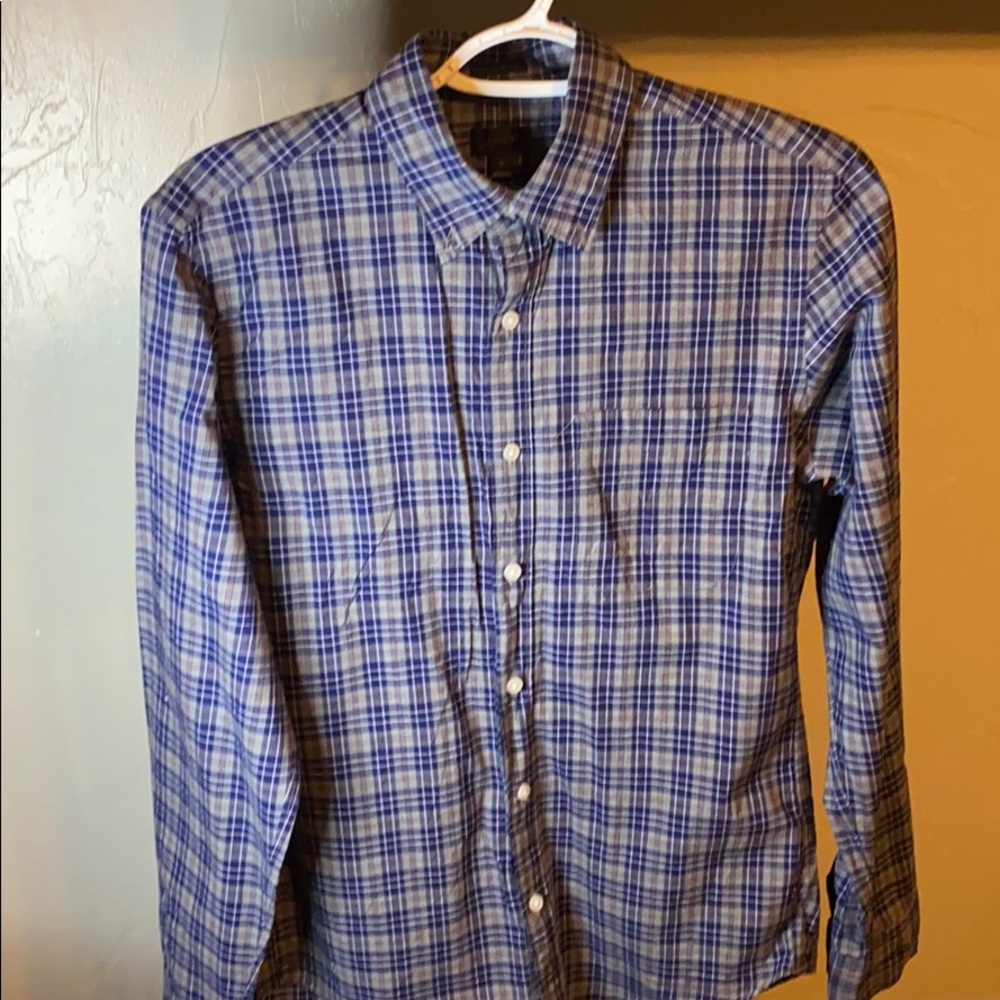 J Crew Long sleeve button down shirt.